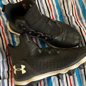 Under Armour Black High-Top Athletic Shoes